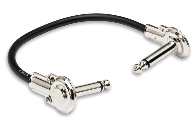 Guitar Patch Cable, Low-Profile Right-Angle to Same, 6 in., 6 Pc