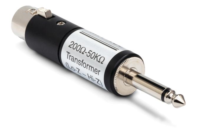 Impedance Transformer, XLR3F to 1/4 in. TS