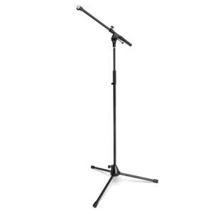 Microphone Stand, Tripod Base, Black