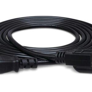 Power Cord, IEC C13 to NEMA 5-15P, 8 ft.