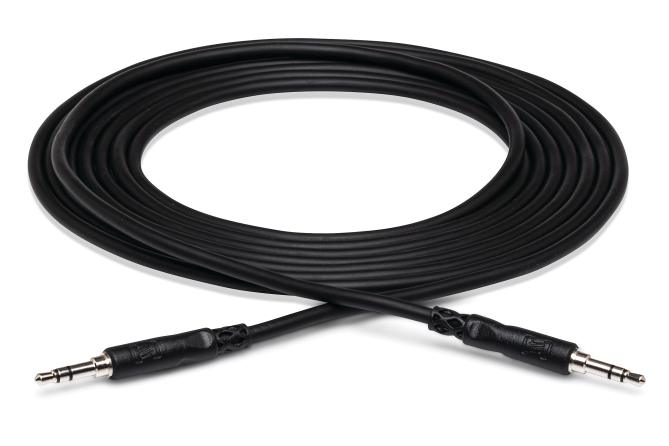 Stereo Interconnect, 3.5 mm TRS to Same, 5 ft.