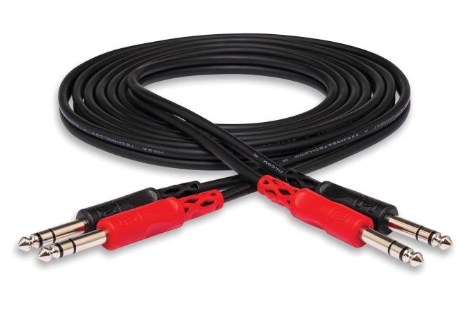 Stereo Interconnect, Dual 1/4 in. TRS to Same, 2 m