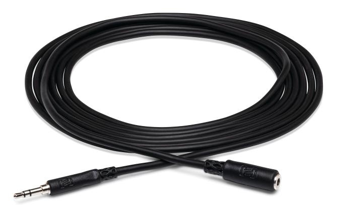 Headphone Extension Cable, 3.5 mm TRS to 3.5 mm TRS, 10 ft.