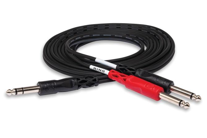 Insert Cable, 1/4 in. TRS to Dual 1/4 in. TS, 2 m