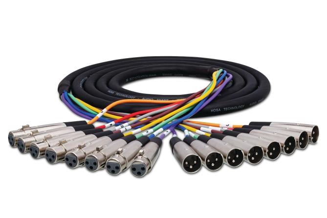 Balanced Snake, XLR3F to XLR3M, 7 m
