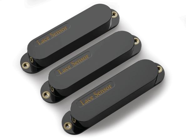 Lace Sensor – Gold 3-Pack S/S/S – Black Covers