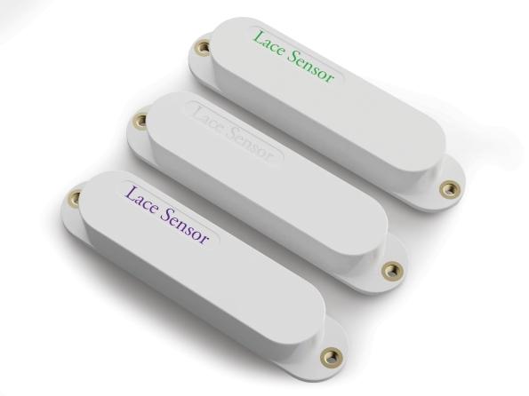 Lace Sensor 3-Pack *Triple Rainbow* Emerald/RWRP Silver/Purple – White