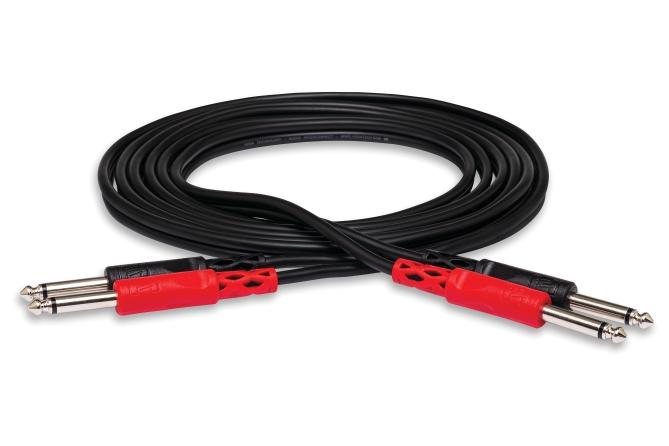 Stereo Interconnect, Dual 1/4 in. TS to Same, 1 m