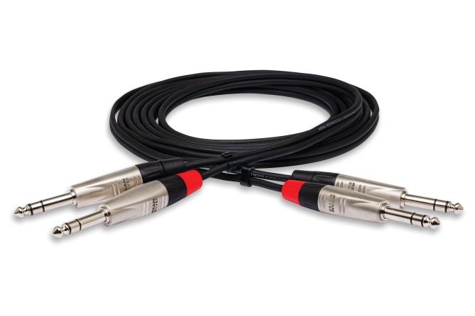 Pro Stereo Interconnect, Dual REAN 1/4 in. TRS to Same, 10 ft.