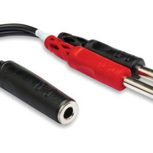 Stereo Breakout, 1/4 in. TRSF to Dual 1/4 in. TS