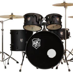 Sjc Endeavor Complete 5pc Kit (10/12/16/22/14sn) Gibraltar Hardware, Paiste Cymbal Pack