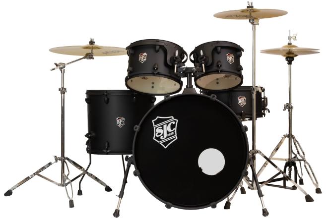 Sjc Endeavor Complete 5pc Kit (10/12/16/22/14sn) Gibraltar Hardware, Paiste Cymbal Pack