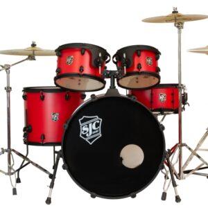 Sjc Endeavor Complete 5pc Kit (10/12/16/22/14sn) Gibraltar Hardware, Paiste Cymbal Pack
