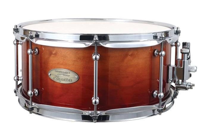 Session Superior 6.5x14 Snare Drum – Russet Brown Fade Lacquer
