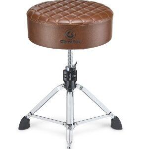 Gibraltar 9808 15″ Stitched Round Throne, Chestnut