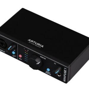 Arturia MiniFuse 1 USB Audio Interface – Black