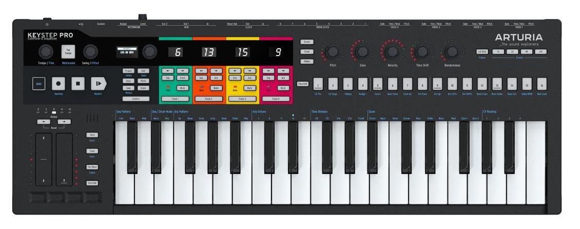 Arturia Keystep Pro 37-key Midi Controller & Sequencer - Black