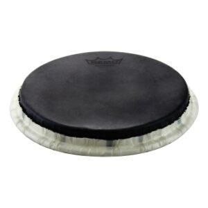 Bongo Drumhead, Tucked, 8.5“, Skyndeep, 'black Calfskin' Graphic