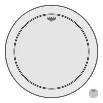 Bass, Powerstroke 3, Smooth White, 24“ Diameter, 2-1/2” Impact Patch