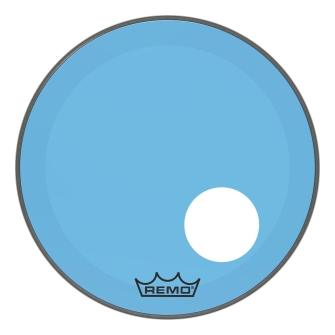 Bass, Powerstroke 3, Colortone, 20“ Diameter, Blue, 5” Offset Hole