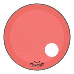 Bass, Powerstroke 3, Colortone, 24“ Diameter, Red, 5” Offset Hole