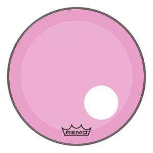 Remo Powerstroke P3 Colortone Pink Skyndeep Drumhead with 5" Offset Hole