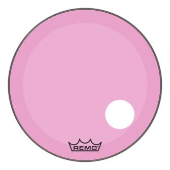 Powerstroke® P3 Colortone™ Pink Skyndeep® Drumhead with 5″ Offset Hole
