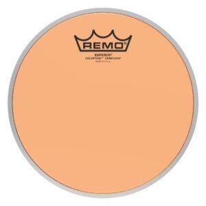 Remo Emperor Colortone Crimplock Drum Head, 8", Orange