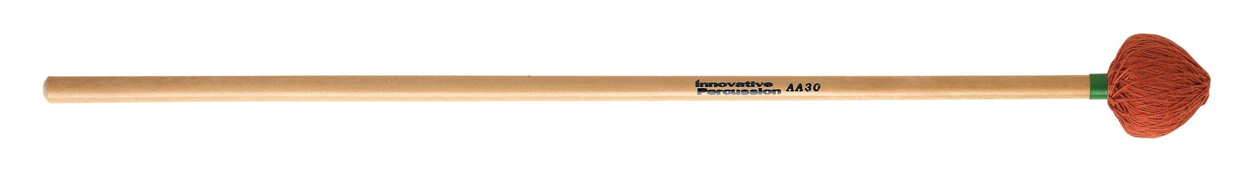 Hard Vibraphone / Marimba Mallets - Orange Cord - Rattan