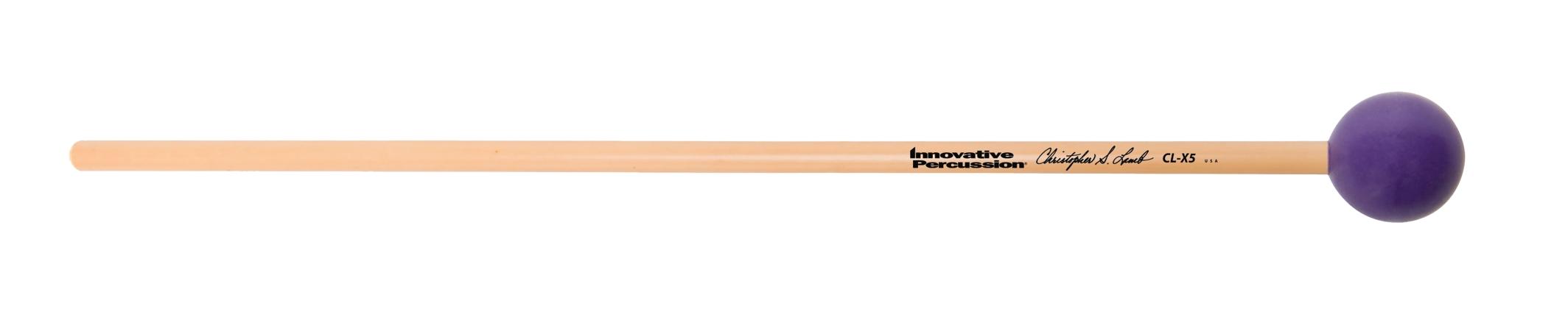 Hard Bright Xylophone Mallets - 1-1/8 Nylon - Purple - Rattan