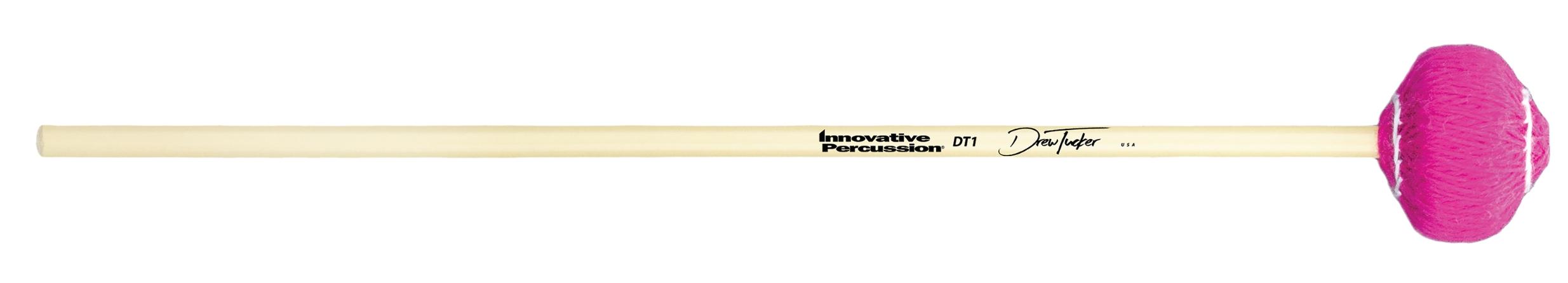 Rattan Artist Series: Drew Tucker / Medium Vibraphone Mallets - Pink Yarn