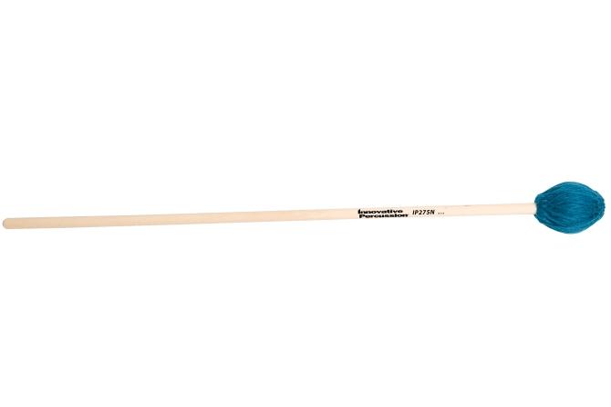 Medium Hard Legato Marimba Mallets - Teal Yarn - Natural Birch