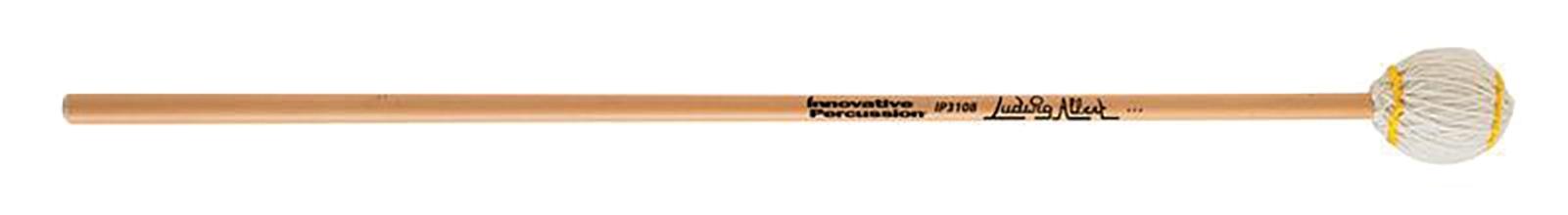 Extra Hard Marimba Mallets - Off-white Yarn - Rattan