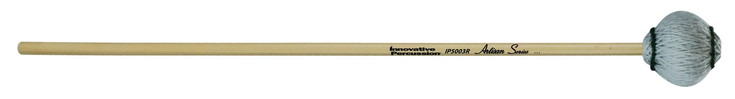 Medium Marimba Mallets - Light Gray Yarn - Rattan
