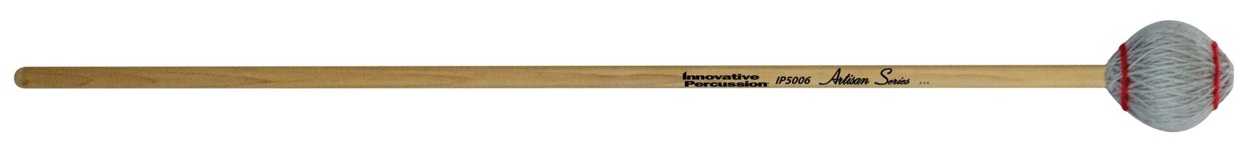 Very Hard Marimba Mallets - Light Gray Yarn - Cedar