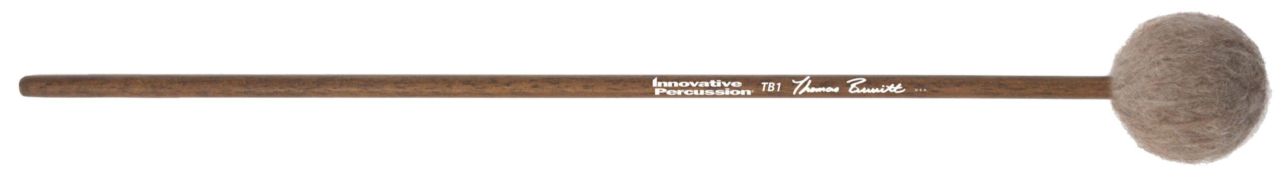Soft Marimba Mallets - Mocha Yarn - Walnut Stained Birch