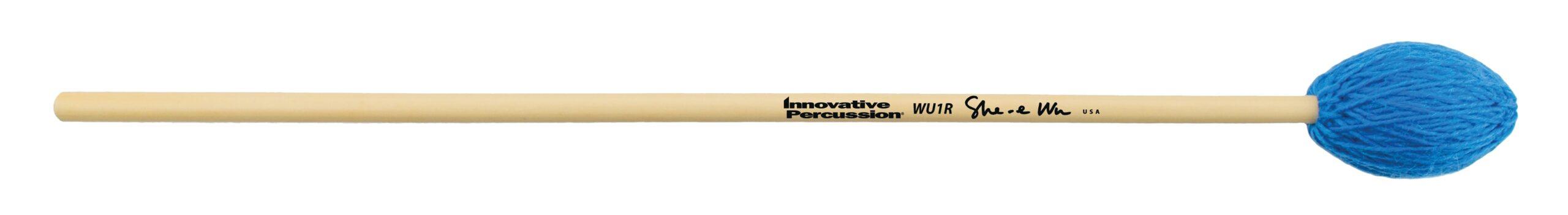 Soft Marimba Mallets - Electric Blue Yarn - Rattan