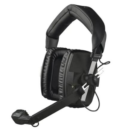 DT 109 Headset with Dynamic Microphone for Broadcast and Intercom (Closed, 50 Ohm)