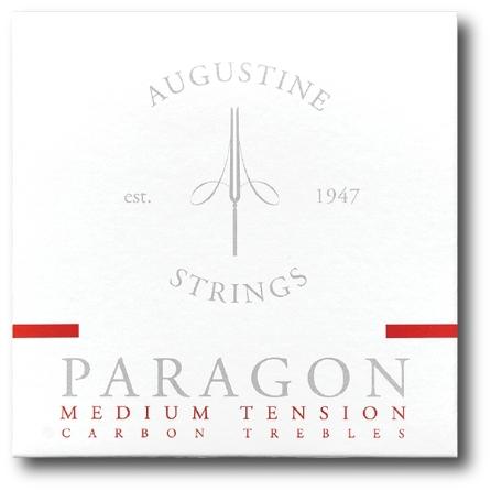 Paragon/Red – Medium Tension Carbon Treble Guitar Strings