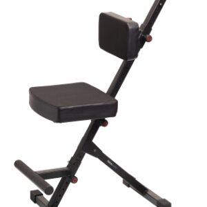Deluxe Guitar Seat with Adjustable Back Rest and Guitar Hanger