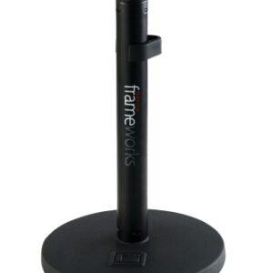 Frameworks Desktop Mic Stand with 6″ Round Base and Fixed Height of 9″