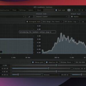 APU Loudness Contour plugin interface