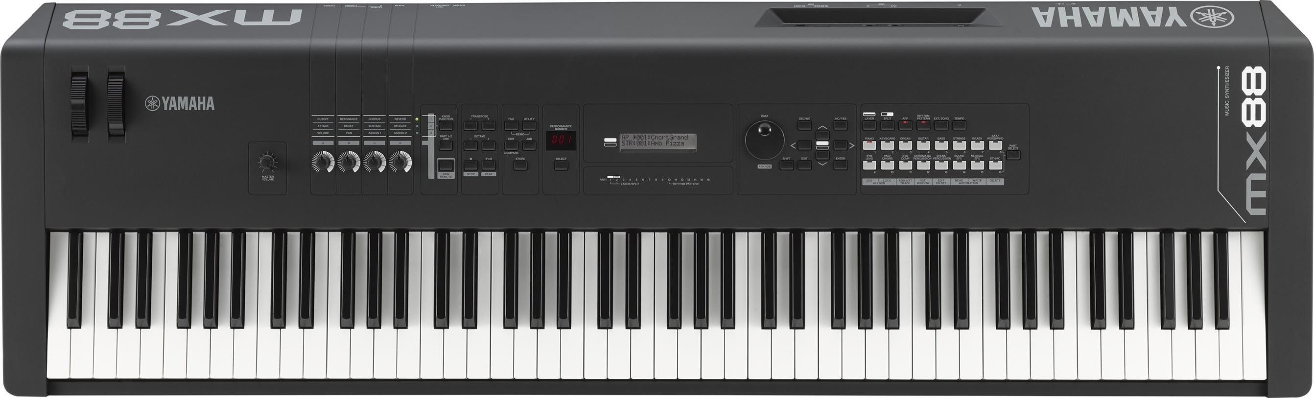 Yamaha MX88 88-Key Music Synthesizer - Black