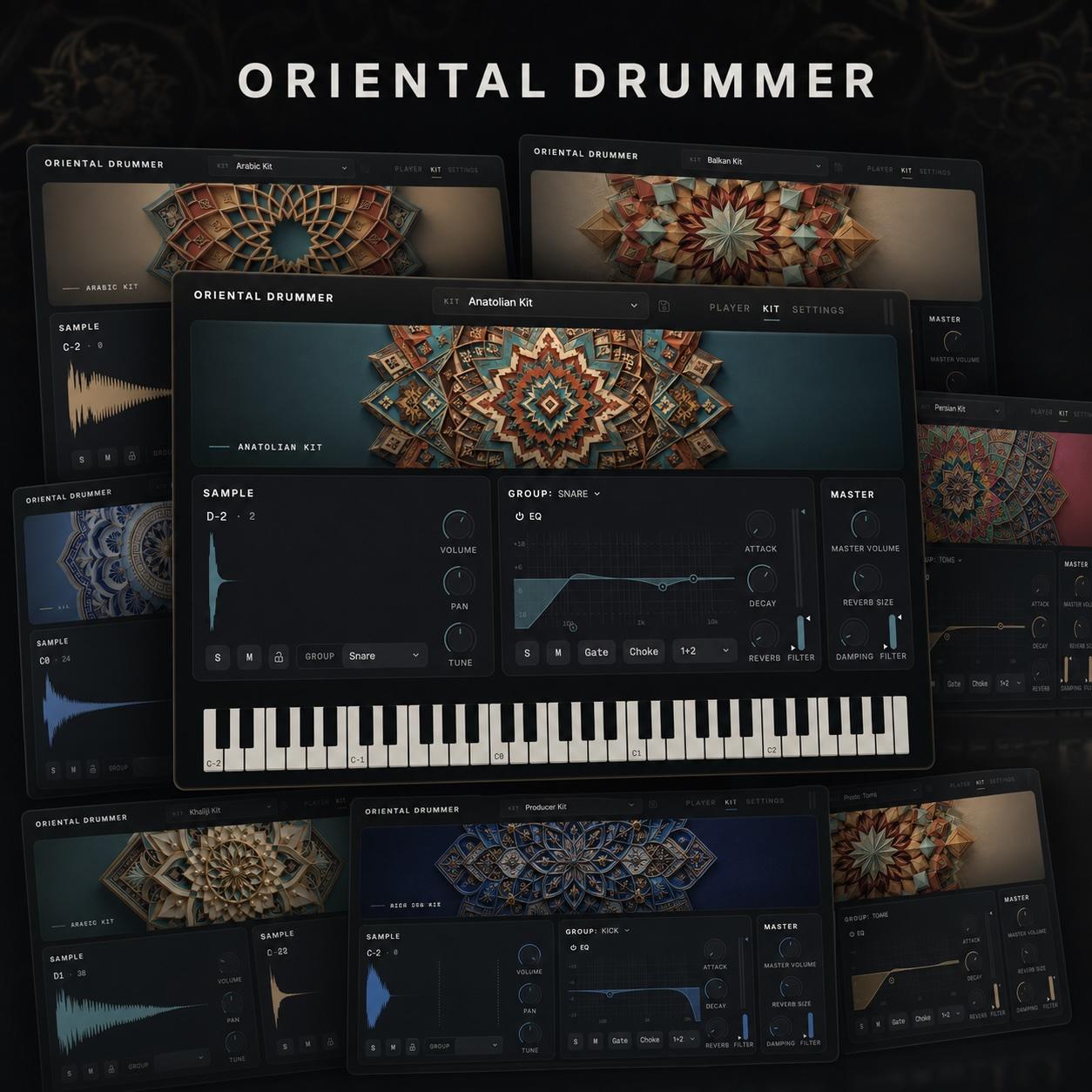 Oriental Drummer MIDI Drum Machine